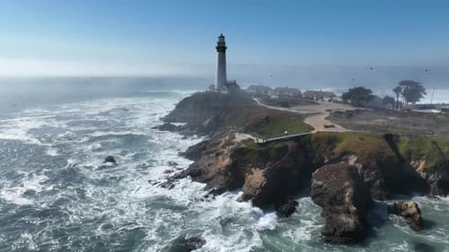 Leuchtturm in Pescadero in Kalifornien, Vereinigte Staaten.
