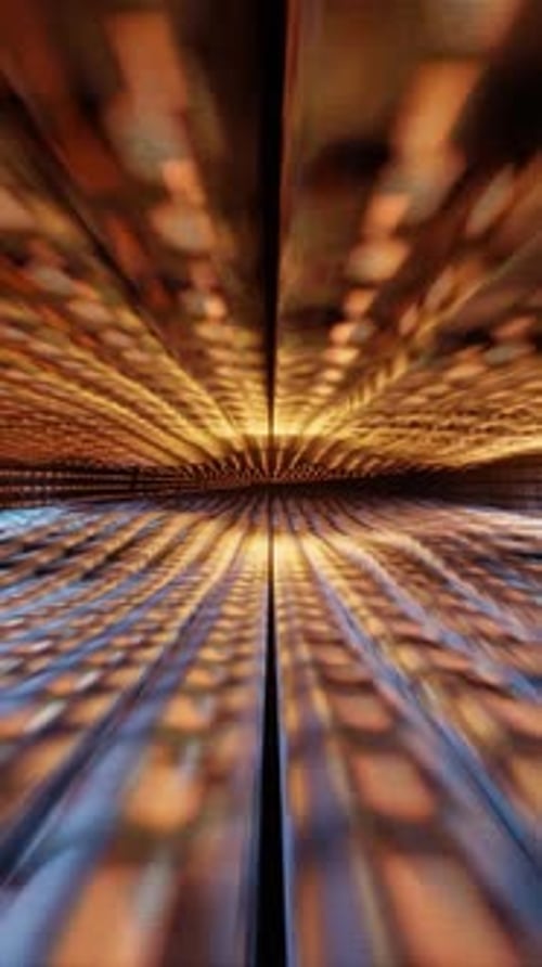 Vertical Cubes Tunnel Vj Loop