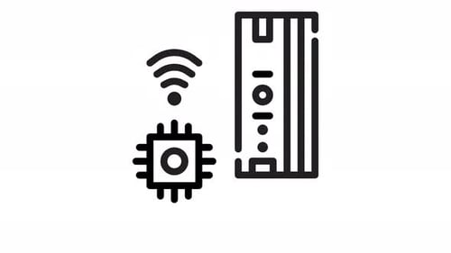 Animation Servers Electronic Icon