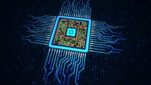 Carte de circuit imprimé à puce d'intelligence artificielle