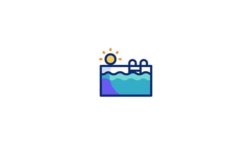 Swimmingpool Animated Icon