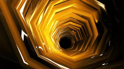 VJ Yellow Tao Tunnel Loop