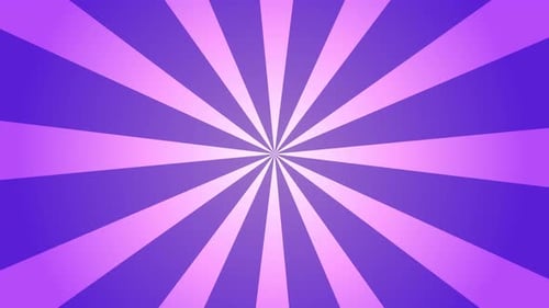 Looping Geometric Sunburst Rays Background Animation