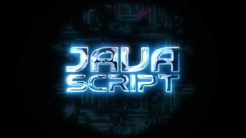 Java Script Advanced Glowing With Circuit Background