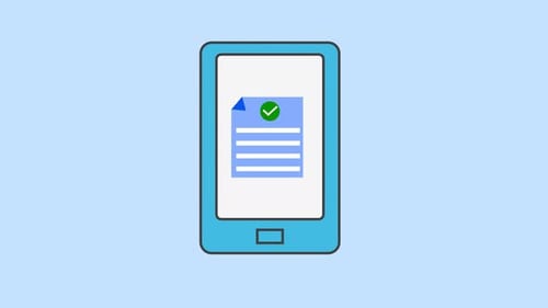 Document Icon Animated Video, Document Verified Icon