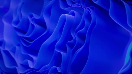 Blue Fluent Surface Flow