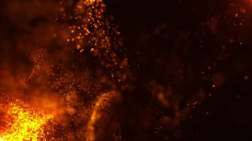 Feuerpartikel 4K