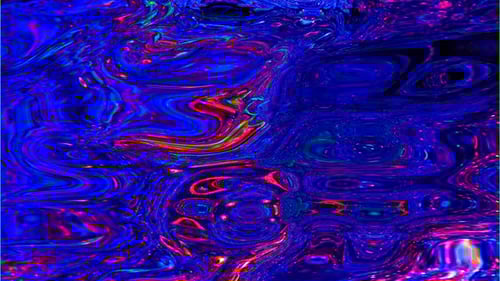 abstract blue and red chocolate shiny liquid . digital fluid loop water motion liquid smooth patter