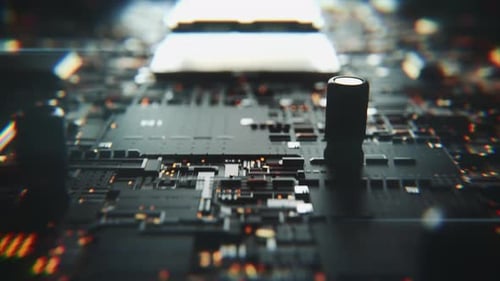 Processeur de fond à technologie futuriste