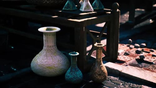 Bright Daylight met en valeur la poterie artisanale dans un paysage rural