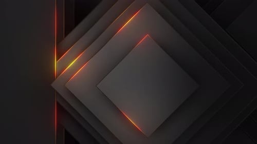 Modern Abstract Geometric Logo Reveal with Glowing Lines