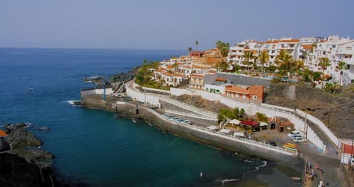 Teneriffa, Kanarische Inselstadt, Puerto De Santiago, Playa De Santiago