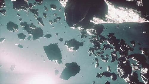 Massive Field of Menacing Asteroids in the Midst of a Galactic Haze