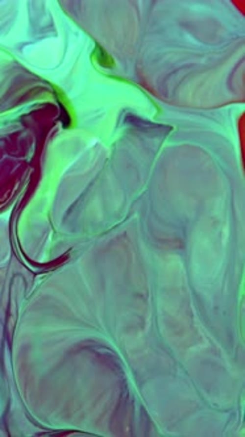 Abstract Colors Fluid Paint Motion Background
