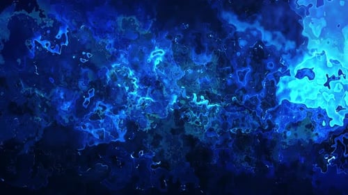 Abstract Blue Liquid Flowing Energy Background