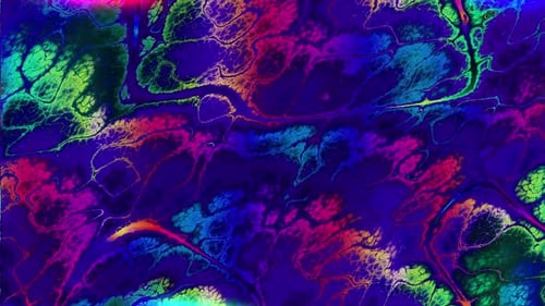 Animation, Turbulenzrauschen, RGB-Hintergrund | 4k
