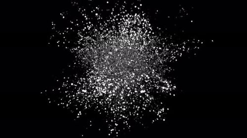 Colourful Elegant Confetti Burst On Black Background. Great Stylish Bright Explosion Glitter With...