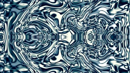 silver color beautiful liquate on glowing with motion background.155
