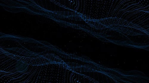 Digital Cyber Space Wave Matrix Interface Particles Cyberspace Technology Connection Futuristic