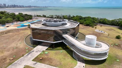 Centro de João Pessoa, estado da Paraíba, no nordeste do Brasil. Local de turismo.