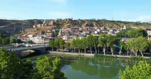 View of the Old City of Tbilisi Georgia