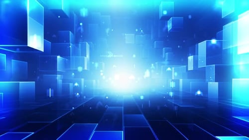 Blue Corporate Background Loop