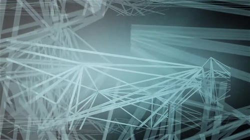 Renderizado digital de líneas abstractas