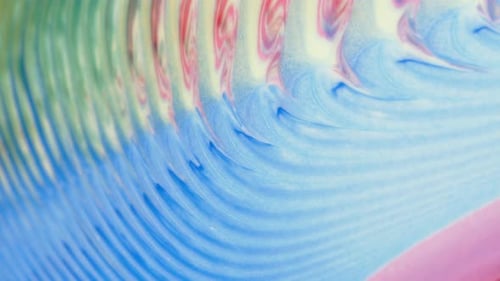 Movable Bluered Background with an Ornamental Pattern