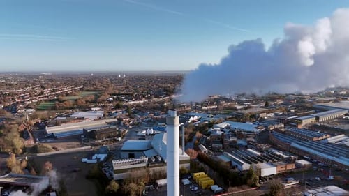 Atmospheric Emissions and Pollution Caused By Industrial Smoke