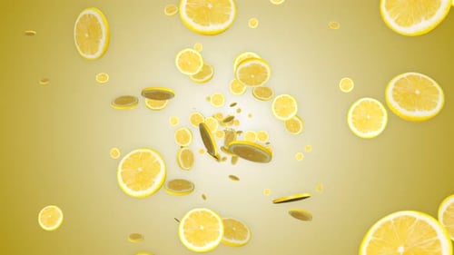 Falling Loopable Lemons Slide, Loopable