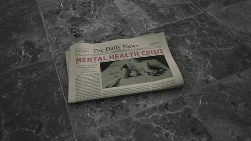 Mental Health Crisis Newspaper Headline Reveal