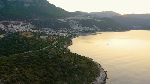 Kas Town Mediterranean Coast Turkey
