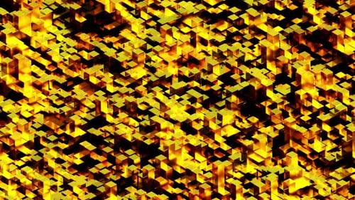 Nahtlose 3D-Würfelwelleneffekte 04 4K