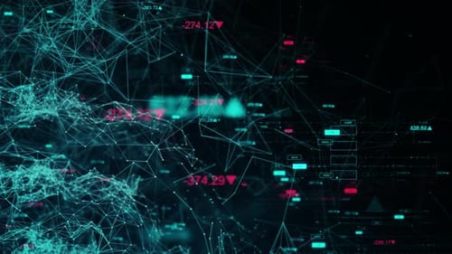 Abstract Financial Network with Fluctuating Stock Market Data