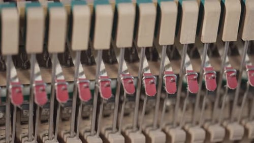 Piano Inner Mechanics Hammers and Strings