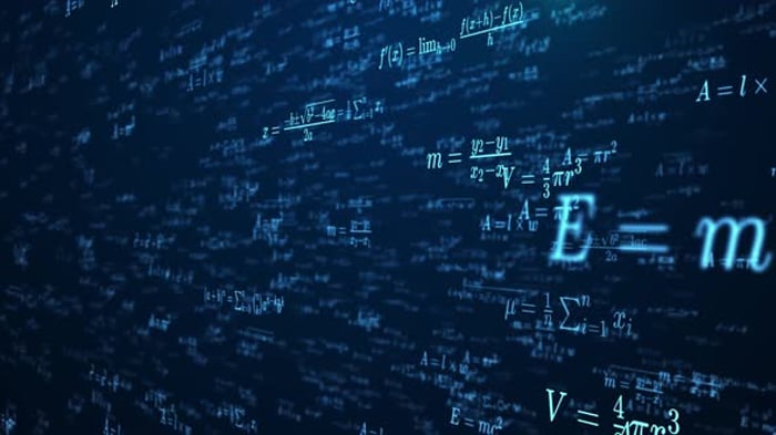 Math Formulas Background, Math Footage, Numbers, Backgrounds Motion ...