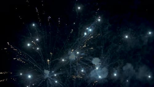 Feux d'artifice colorés