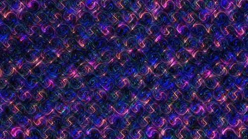 Abstract Glowing Neon Swirls Pattern Motion Background