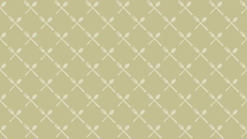 Seamless Repeating Cutlery Pattern Background Loop
