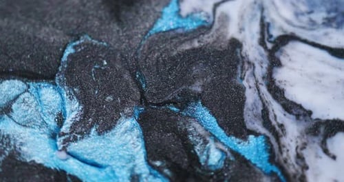 Stream Spilling Flowing Ink Water Sparkling Stains