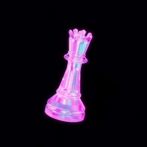 Ballon Chess of Queen animé Irisé 02
