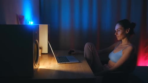 Woman Browsing Internet