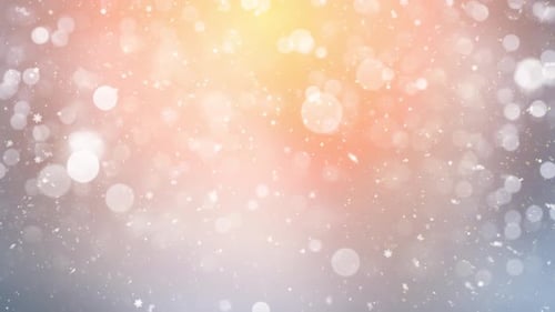 Weihnachtsschnee und Schneeflocken Bokeh-Hintergrund 22