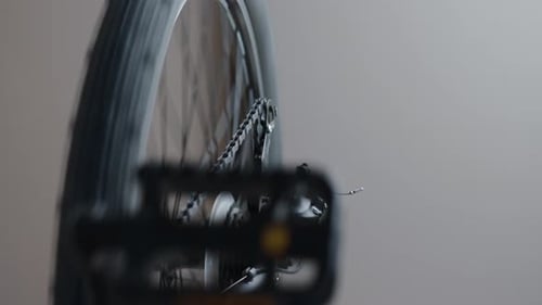 Bicycle Gear Drivetrain Close Up