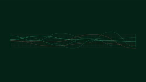 Sound Wave Spectrum Animation in HUD Style