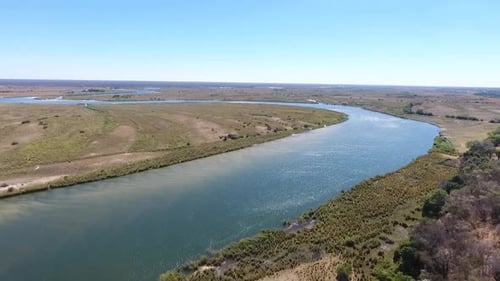 Okavango river // Aerial View