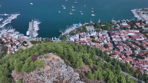 The Whole Fethiye Bay From Above, Turkey