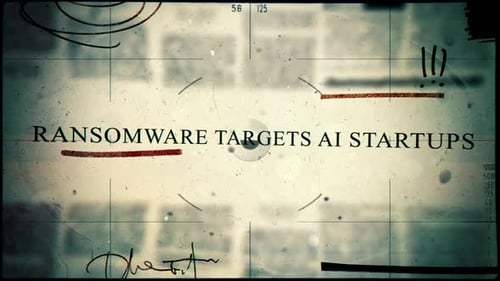 Grunge Surveillance Text Reveal with Crosshairs and Scribbles