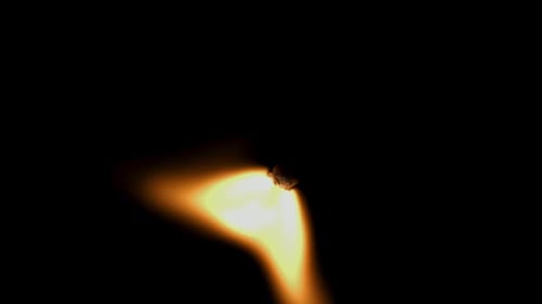 Lighting Matches Filmed is Slow Motion 1000 Fps