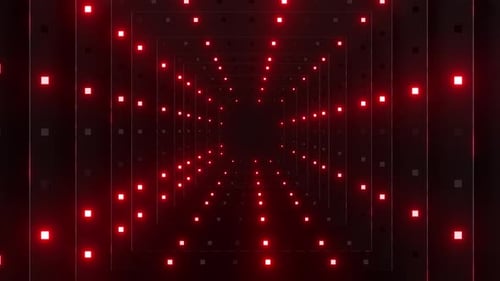 Schleife mit roten Blinklichtern, 4 K